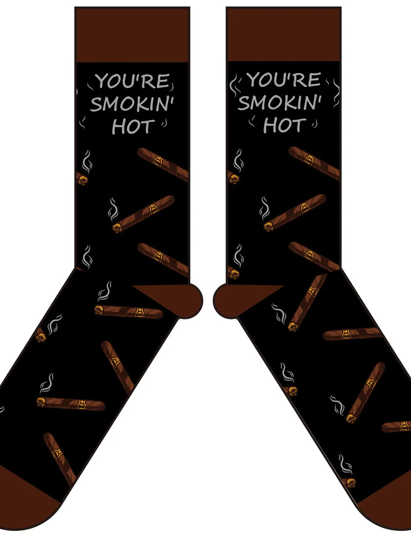 "You're Smokin Hot" Cigar Socks