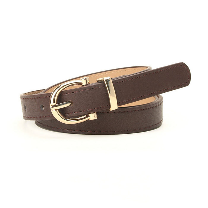Thin Brown Belt (One Size)