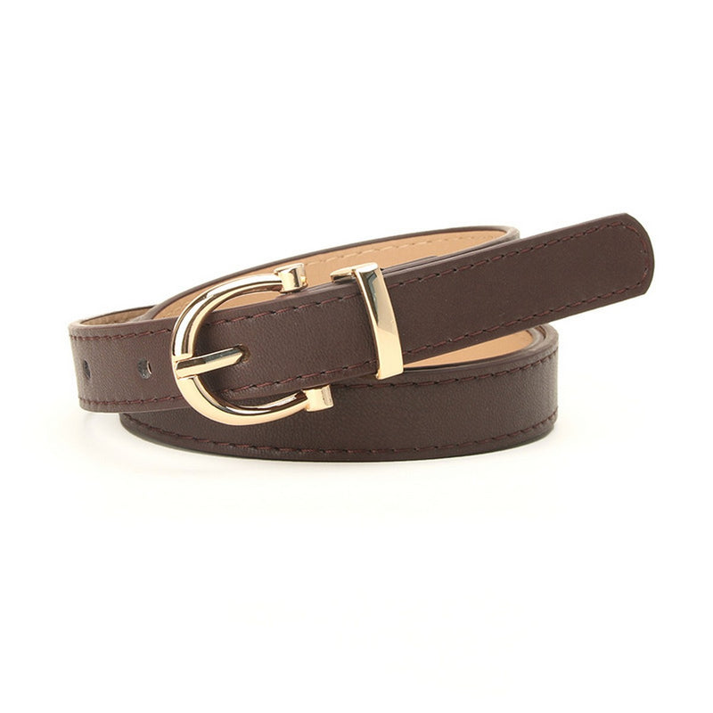 Thin Brown Belt (One Size)