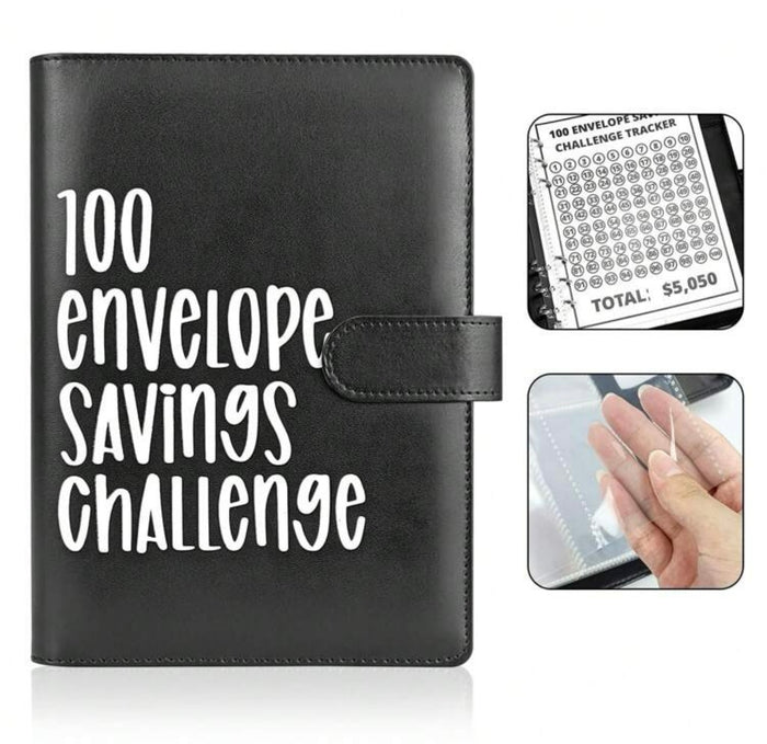 100 Envelope Savings Challenge (Black)