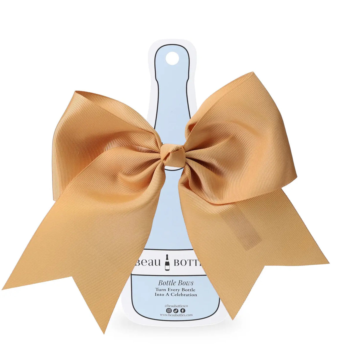 Beau Bottles - Old Gold Bottle Bow