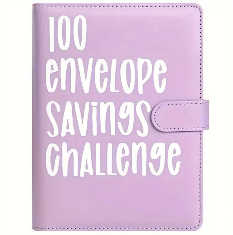 100 Envelope Savings Challenge (Purple)
