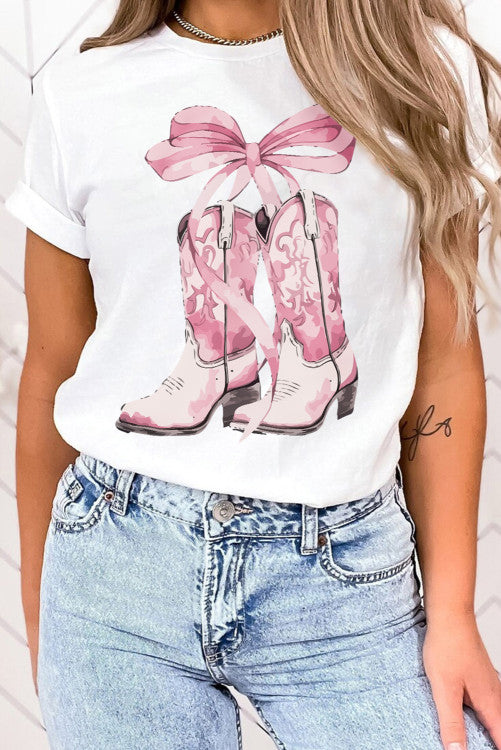 Bows & Boots Graphic Tee