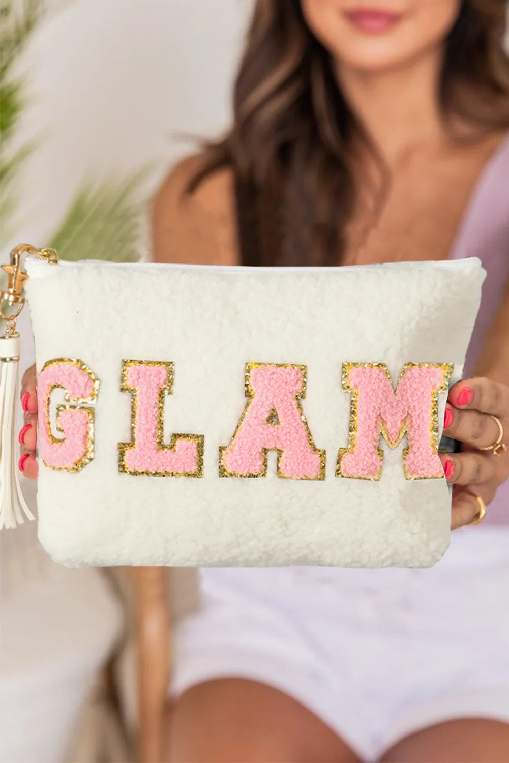 "GLAM" Makeup Bag