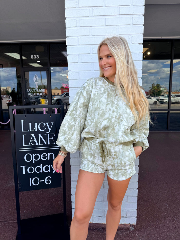 Green Camo Sweatshirt