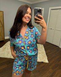 Blue and Purple PJ Set