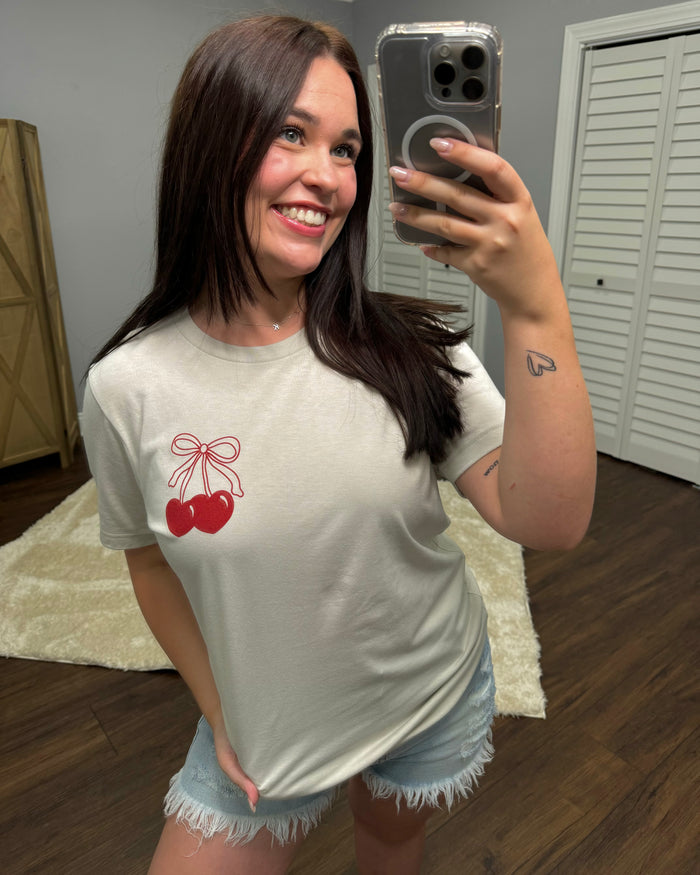 Heart Shaped Cherries T Shirt
