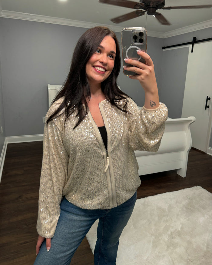 Brielle Sequin Jacket