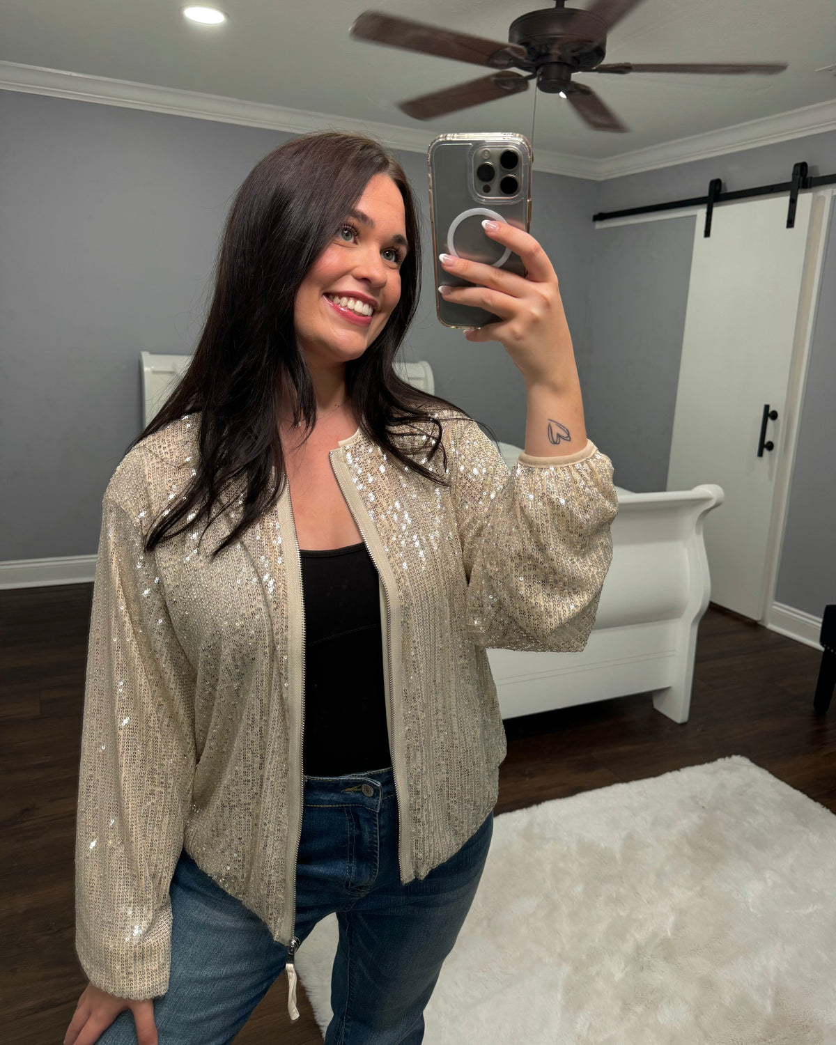 Brielle Sequin Jacket