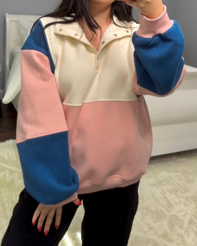 Mia Colorblock Pullover