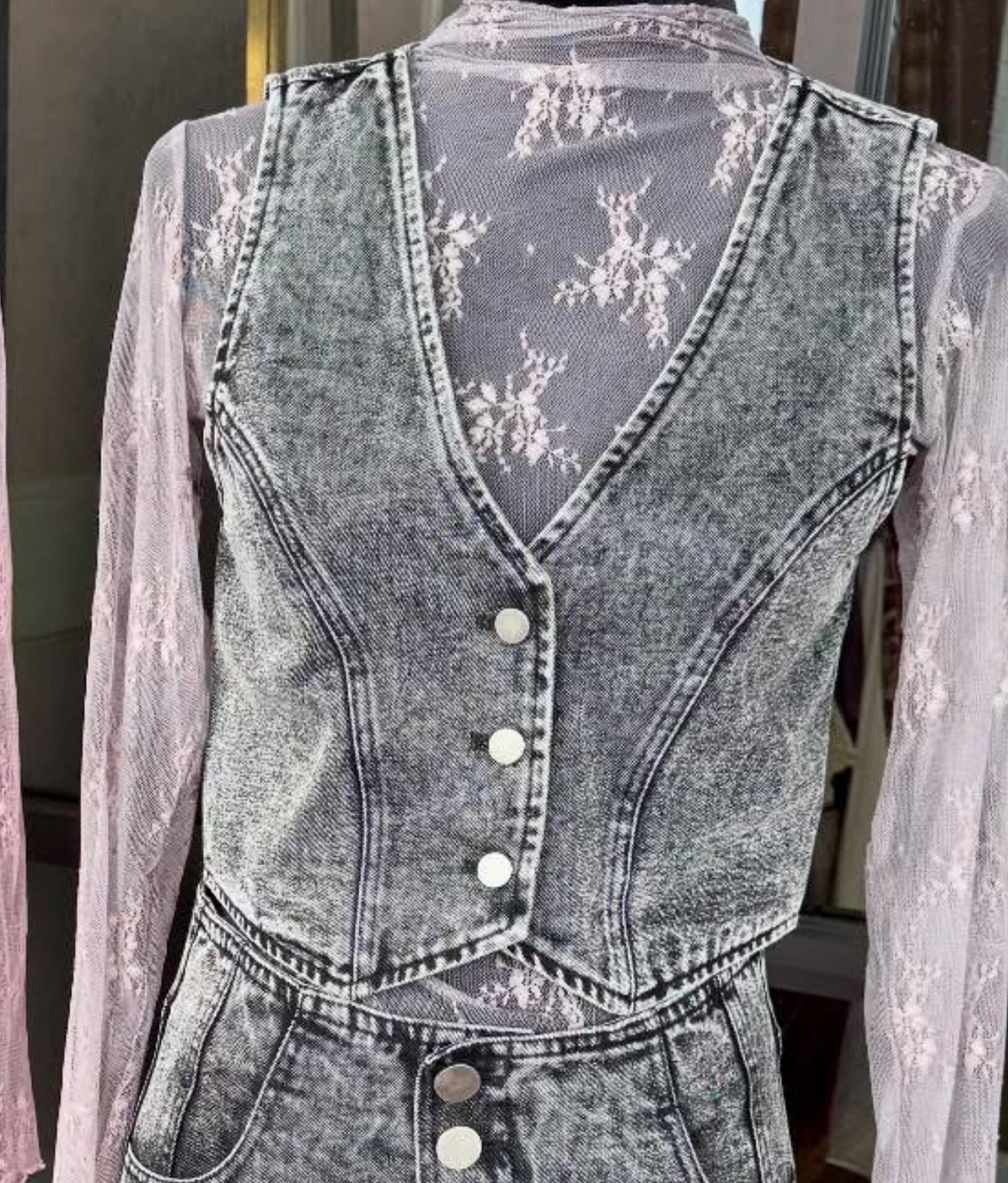 Jackie Denim Vest