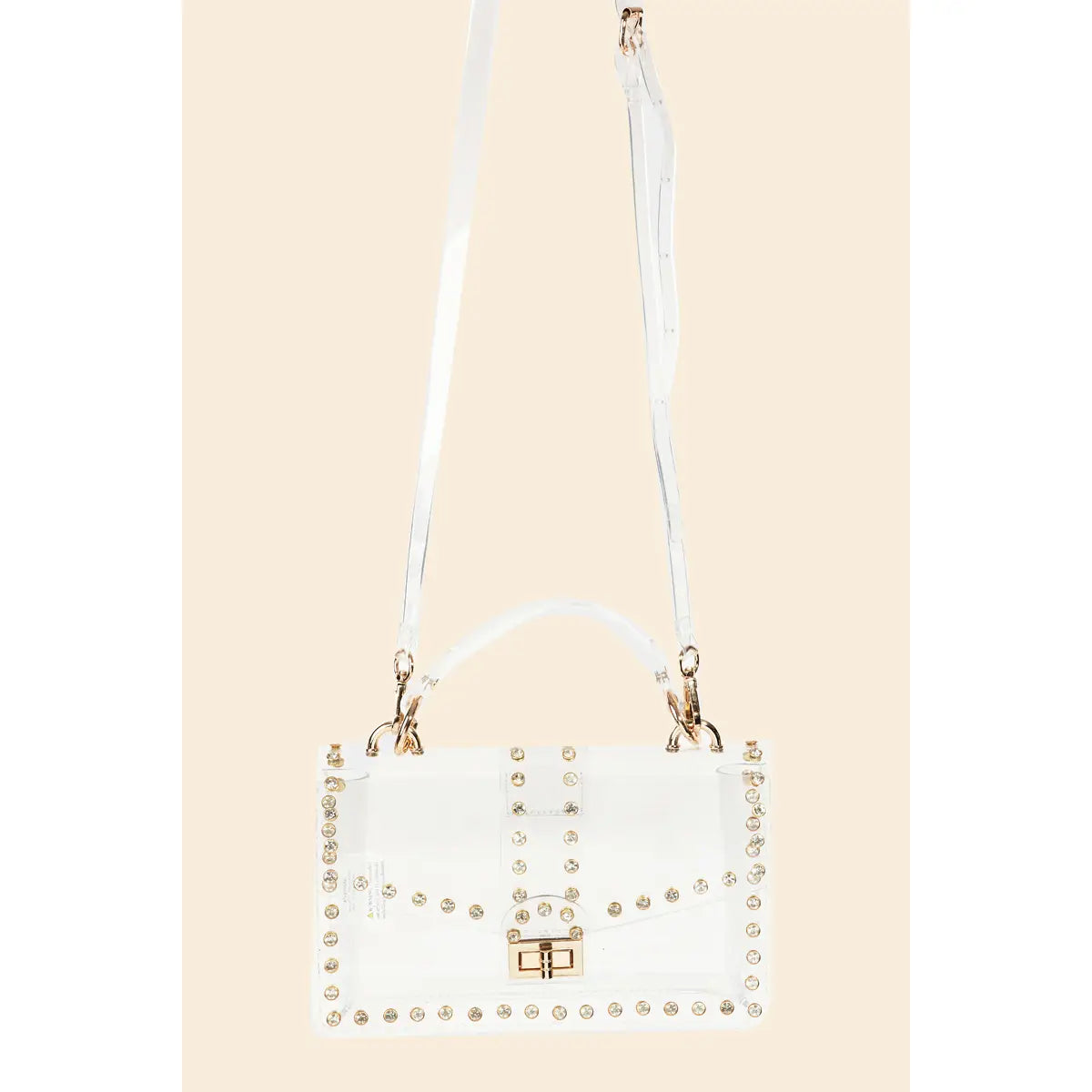 Clear Studded Purse