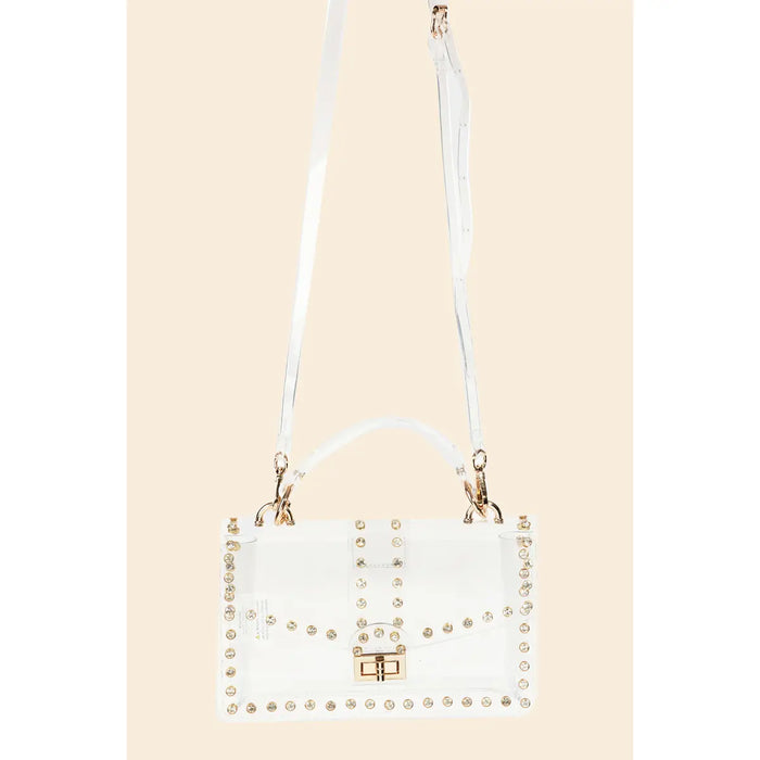 Clear Studded Purse