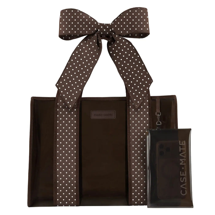 Case-Mate Espresso Bow Jelly Tote