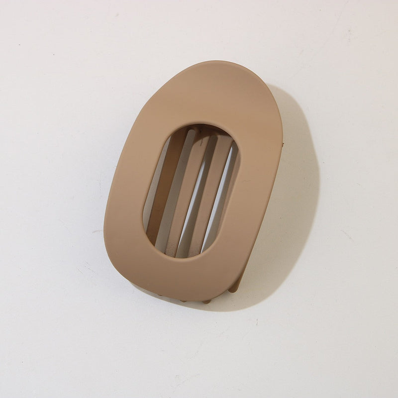 Flat Oval Clip (Khaki)