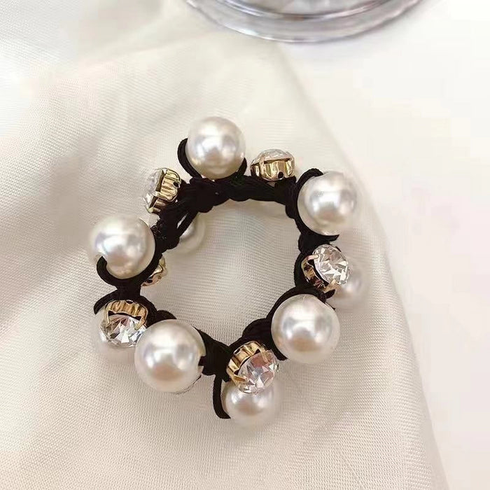 Pearl Hair Tie (Black)
