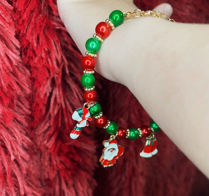 Christmas Beaded Bracelet