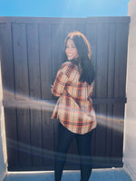 Orange Flannel Shirt
