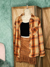 Orange Flannel Shirt