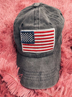 American Flag Embroidered Baseball Cap