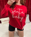 Red "Santa Baby" Sweatshirt
