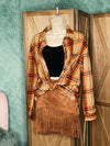Orange Flannel Shirt