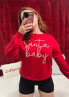 Red "Santa Baby" Sweatshirt