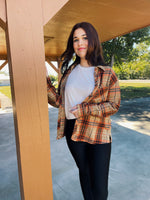 Orange Flannel Shirt