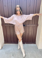 Poppin' Champagne Romper