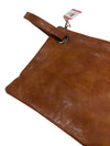 Oversized Brown Clutch